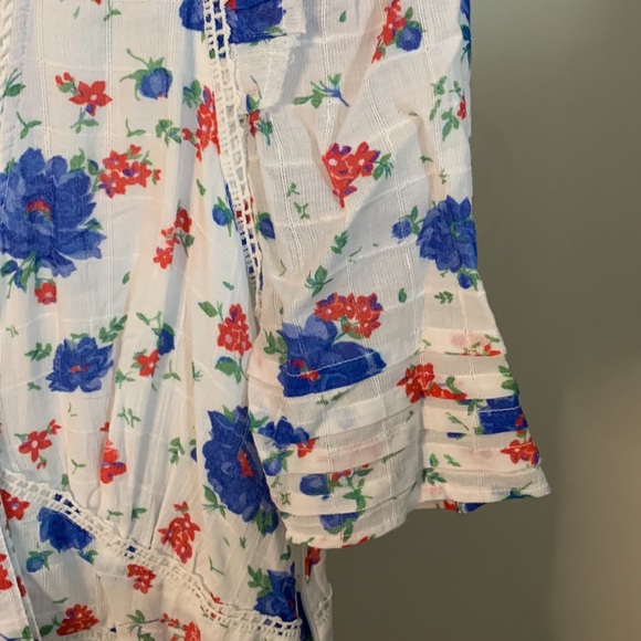 Loveshackfancy Arlo Mini Dress in Blue Notte Size: 8 - Picture 12 of 14